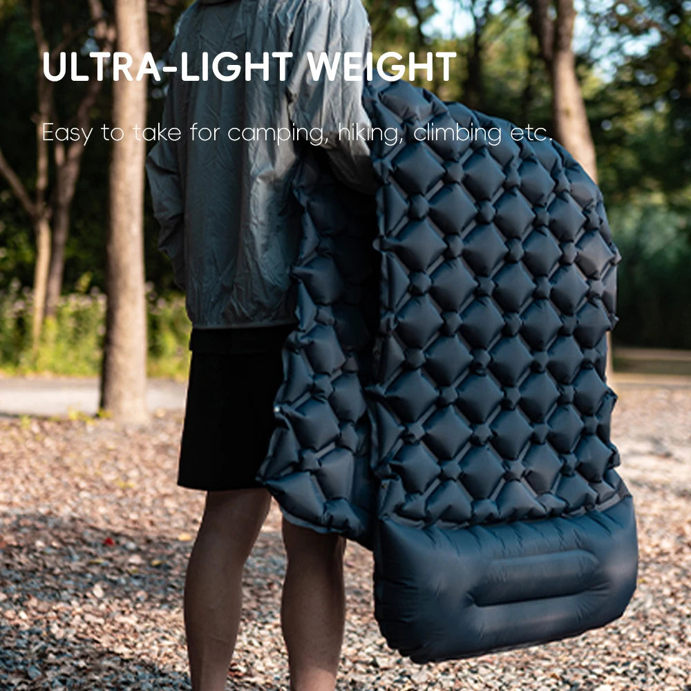TARKA Inflatable Camping Mat With Pillow For Hiking And Climbing