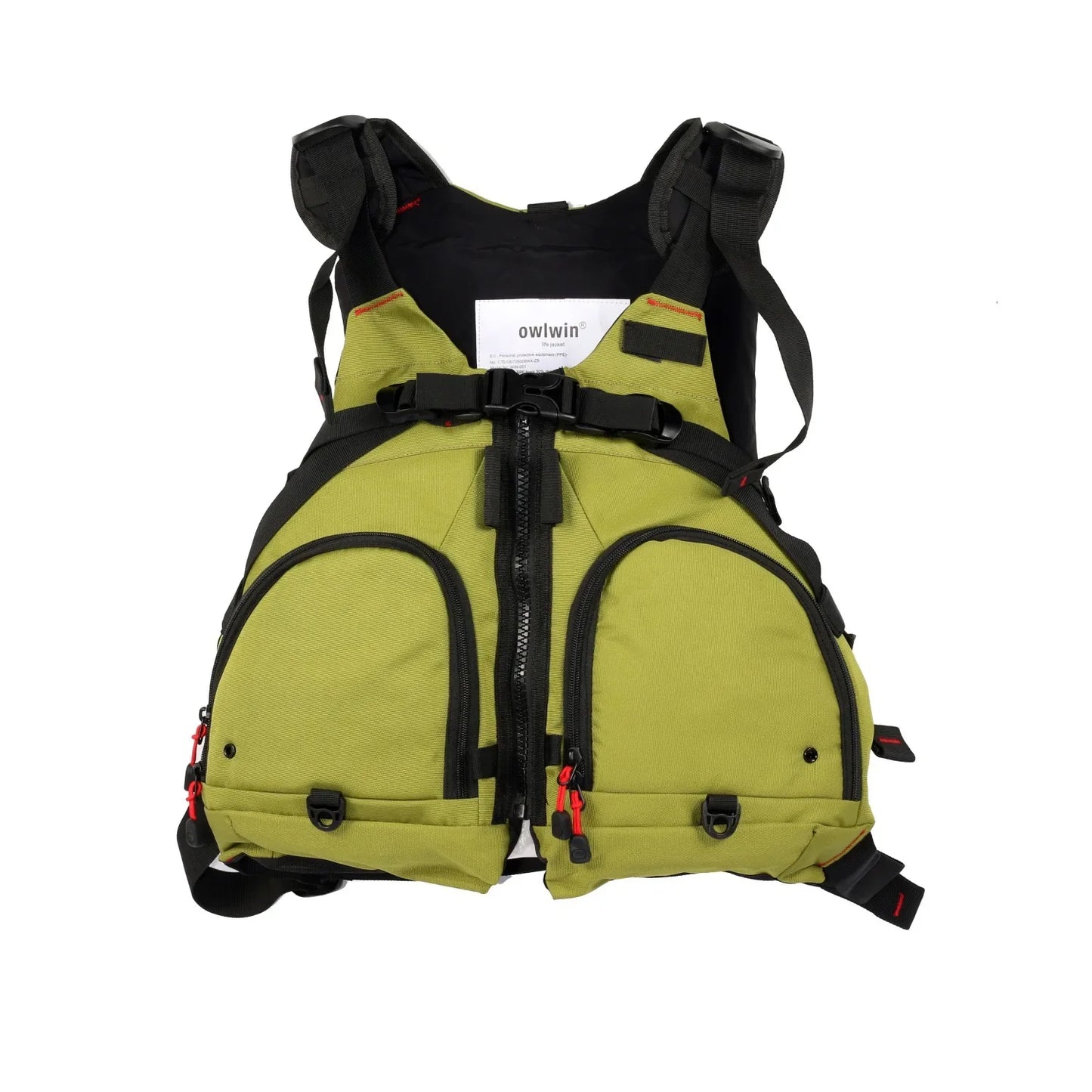 Kayak Life Vest Waterproof Breathable With Pockets Mesh