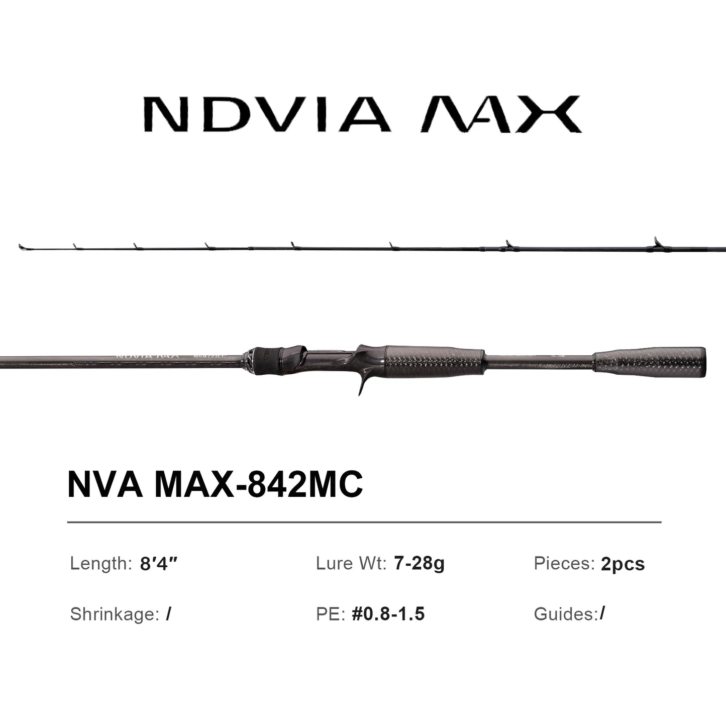 Pure-Lure NDVIA Max Ajing Eging Tubular Tip Rod Fishing Rod