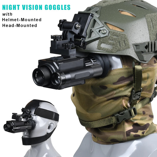 Megaorei NK006 Helmet Night Vision Monocular 5X Zoom 1080P Goggles