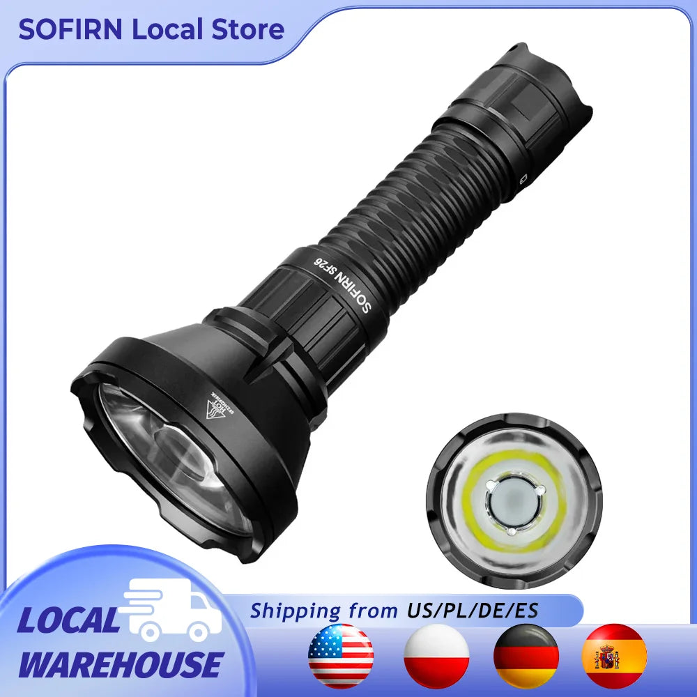 Sofirn SF26 2000lm SFT40 LED Tactical Flashlight