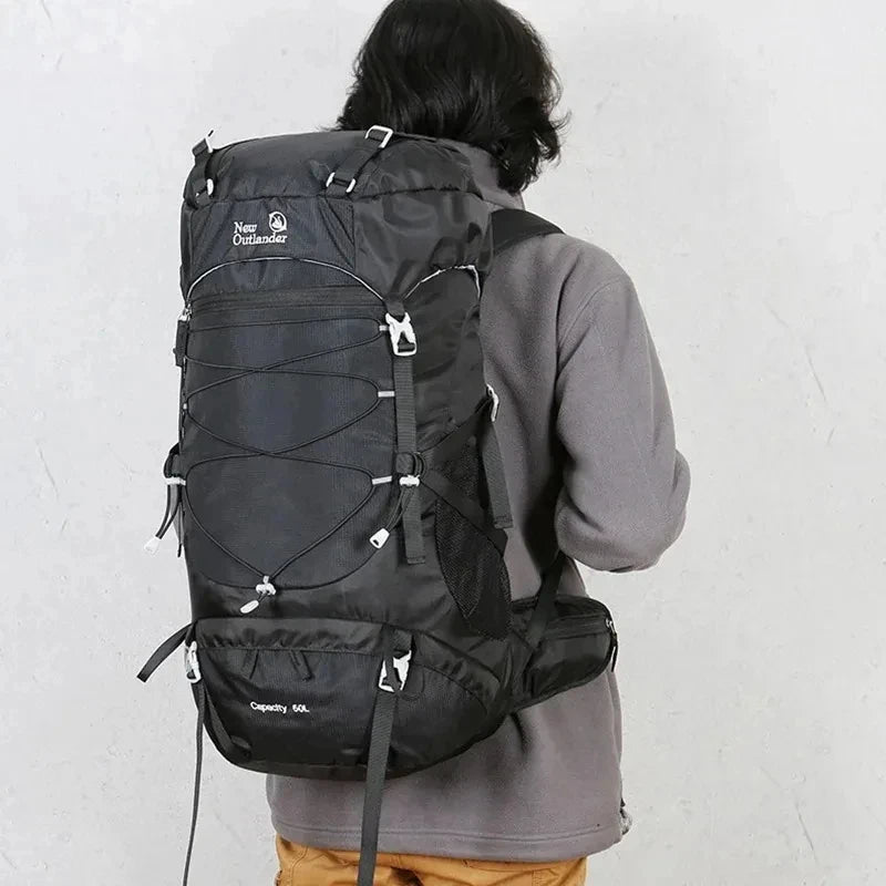 Men's Hiking Backpack Waterproof Rucksack For Camping Trekking