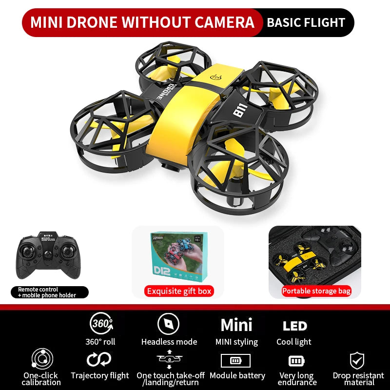 Dowellin D12 Mini RC Drone Quad Copter With Fixed Camera