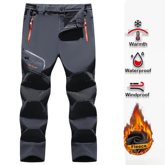 NONECN Snow Pants For Men Waterproof Winter Hiking Trekking