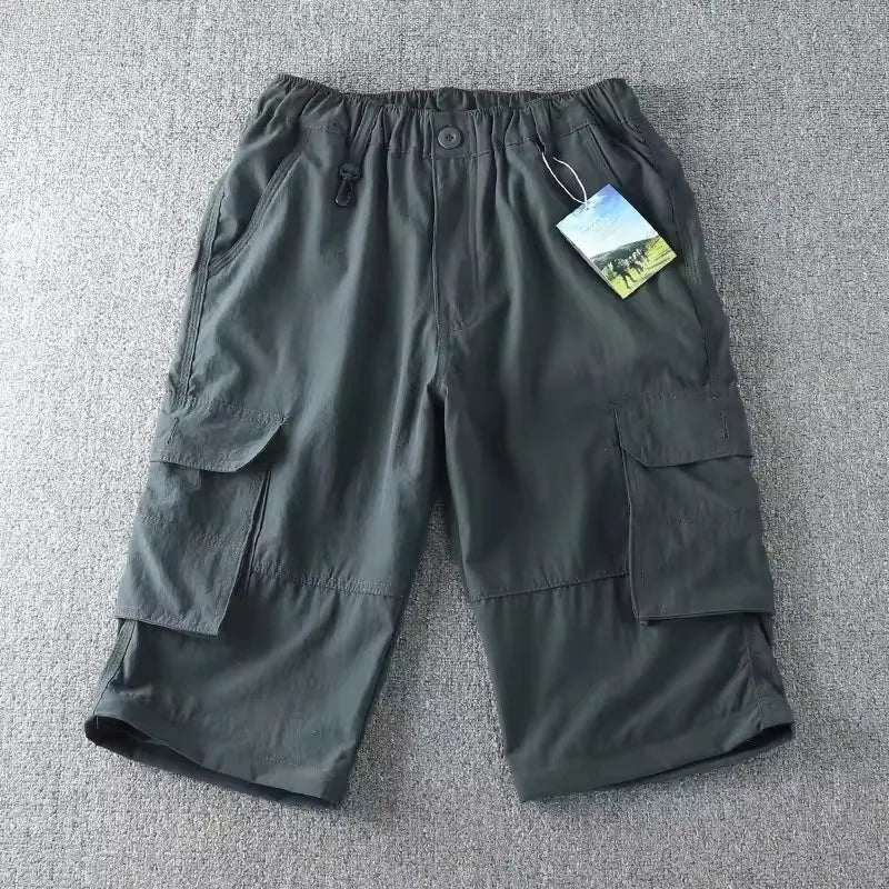 NONECN Men Quick-Dry Outdoor Pants For Hiking And Travel