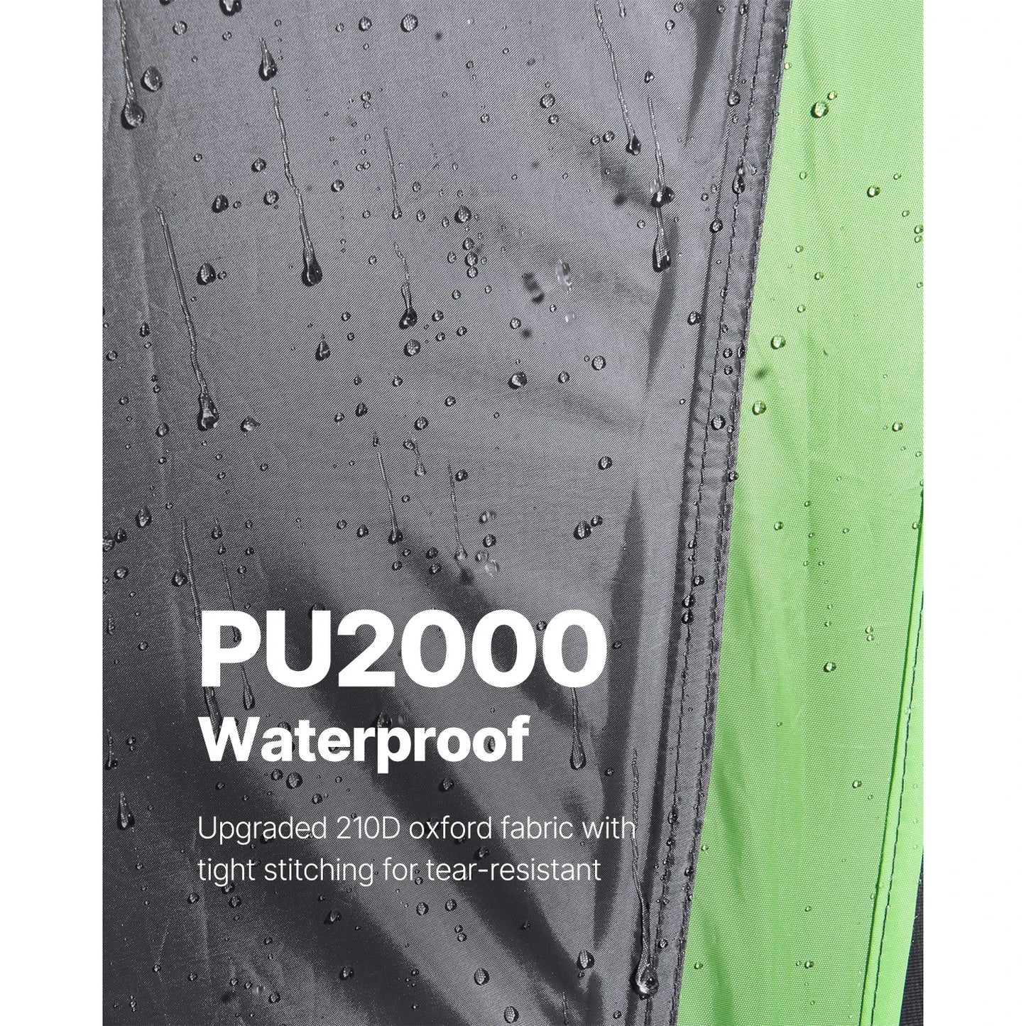 SucceBuy Pickup Truck Tent With Waterproof PU2000 And Awning