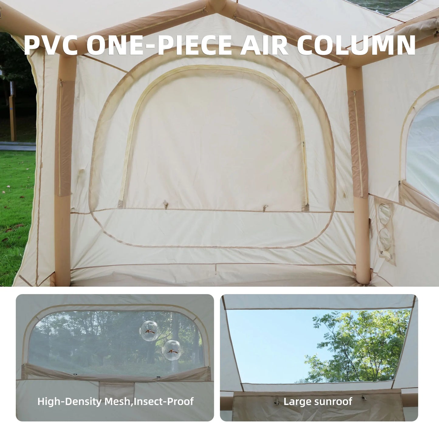 Inflatable Camping Tent Waterproof Air Glamping for Families