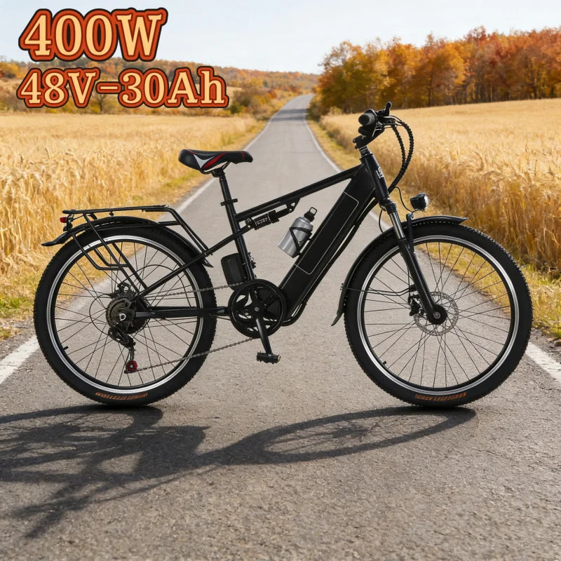 MO001 Brushless Electric Bicycle With 400W Motor Aluminum Alloy Frame