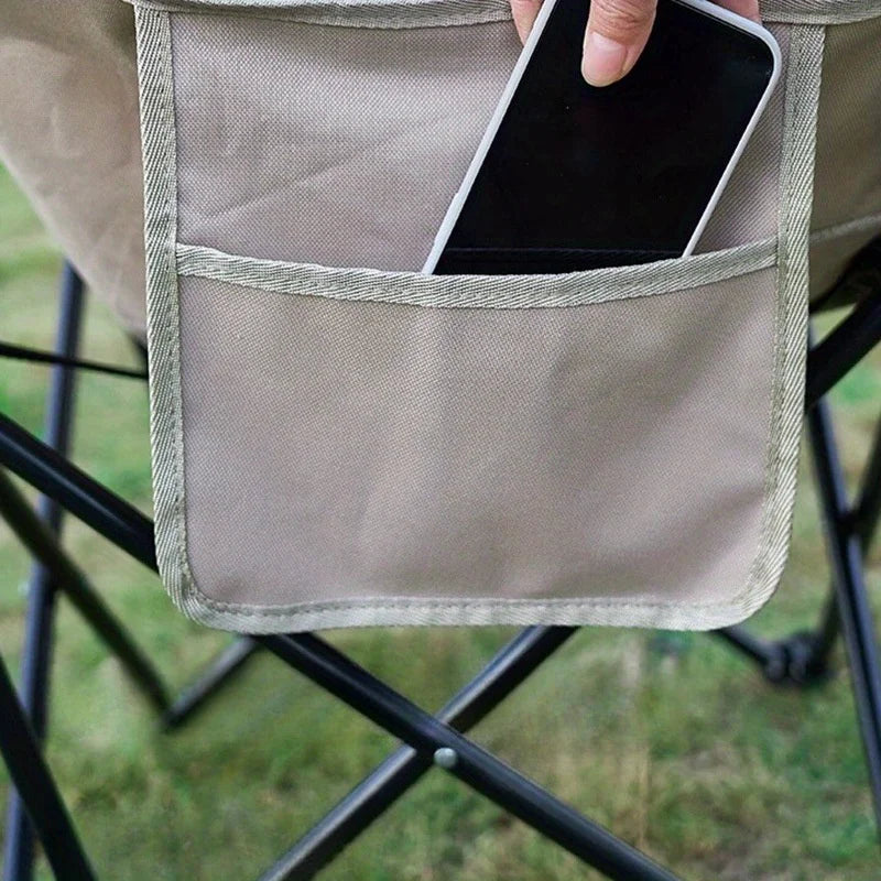 Liushaduola High Back Moon Chair Outdoor Folding Chair Set