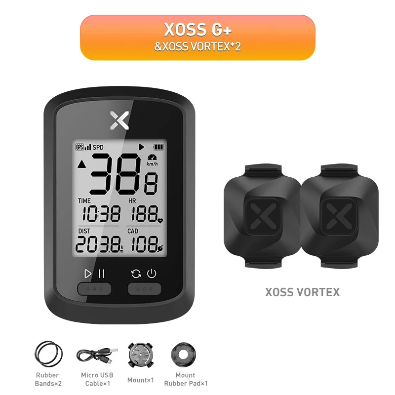 XOSS G/G Plus GPS Bike Computer ANT+ Wireless Road MTB