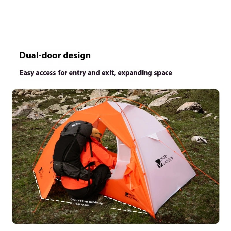 Mobi Garden Four Seasons Cold Mountain Wind Wing Hiking Tent