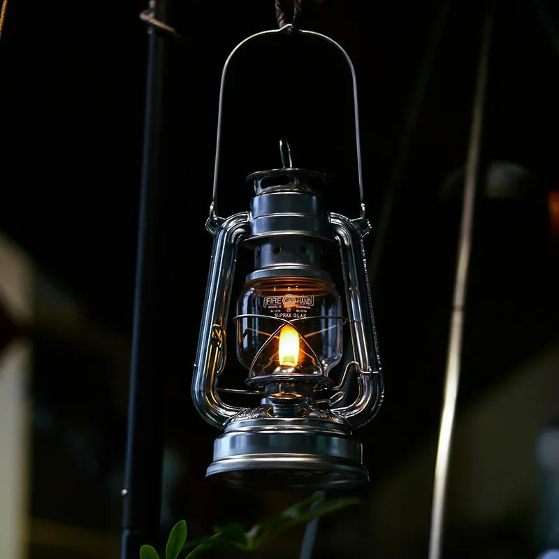 DOTWISE Kerosene Camping Lantern Hangable Portable Vintage Style
