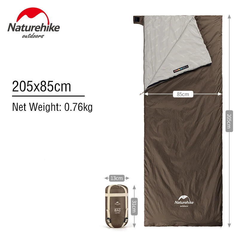 Naturehike LW180 Ultralight Cotton Sleeping Bag for Hiking