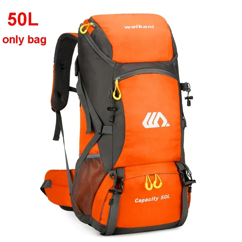 Scione Unisex Travel Backpack Nylon Water Resistant Hiking Bag