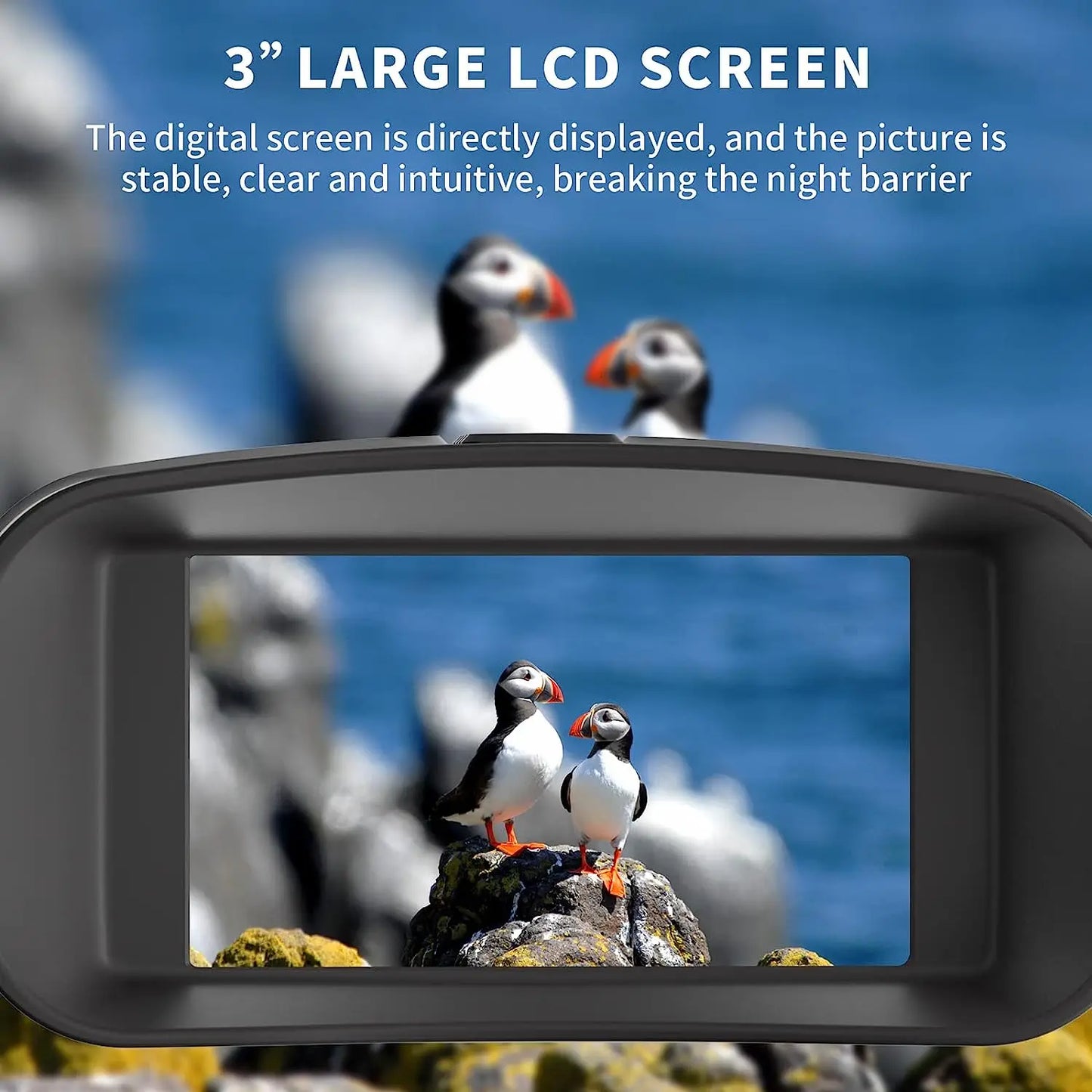 HrvzdvwEyepiece 4K Night Vision Binoculars With 32GB Card