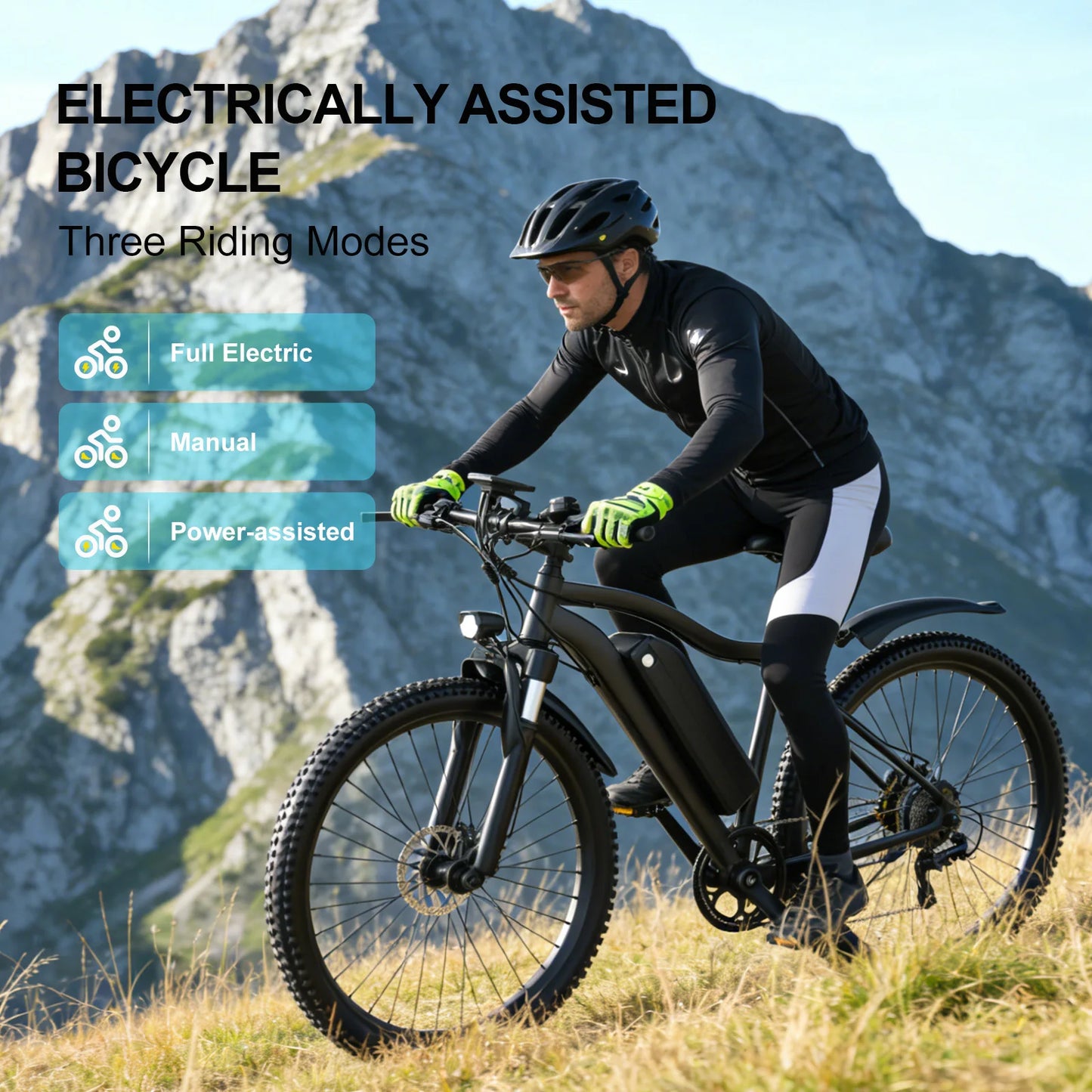 Toofly Mountain Electric Bike With 48V Removable Battery