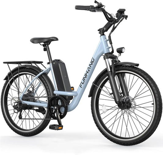 City Cruiser Electric Bike 1000W Peak Motor 20MPH Commuter