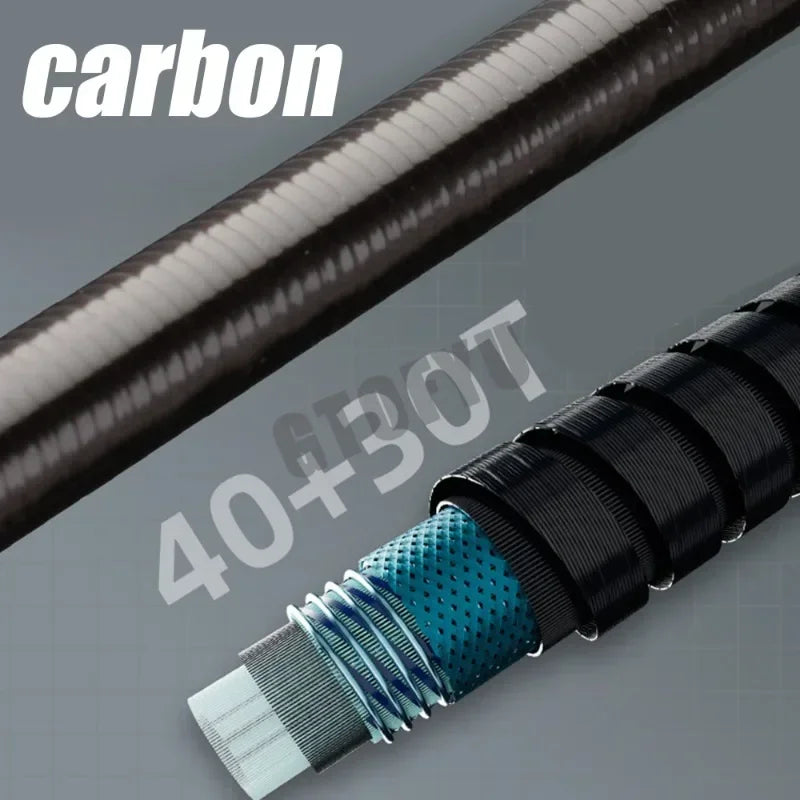GTOFYU Travel Lure Rod 4Section Carbon Spinning Rod 4To25g