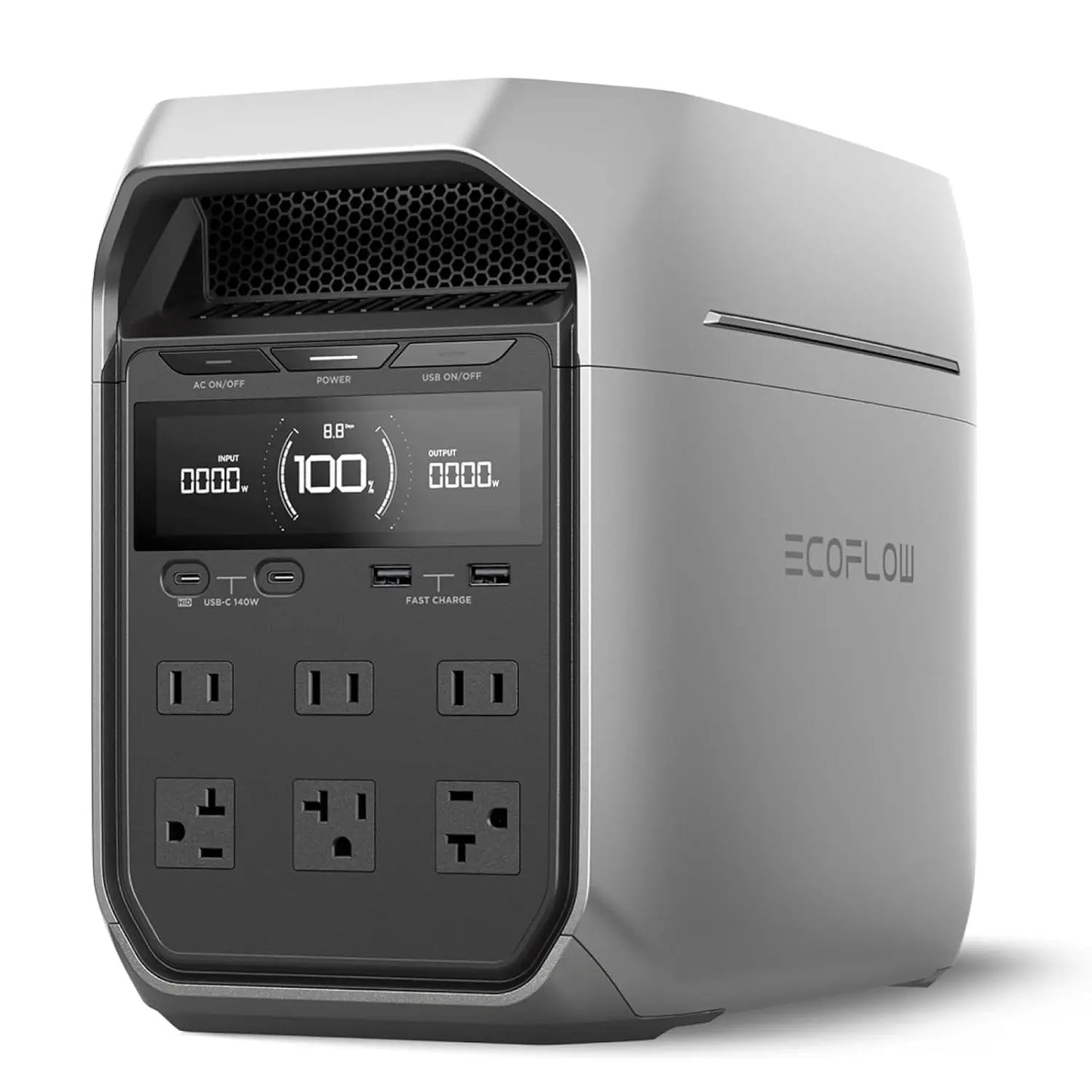 EcoFlow Delta 3 Plus Power Station 1024Wh LiFePO4 Battery 1800W AC Output