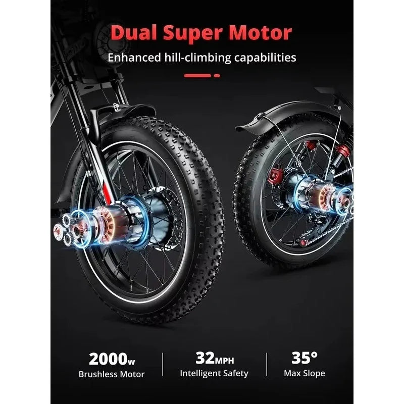 S8 E Bike 1000W Off Road Electric Bicycle 48V Battery