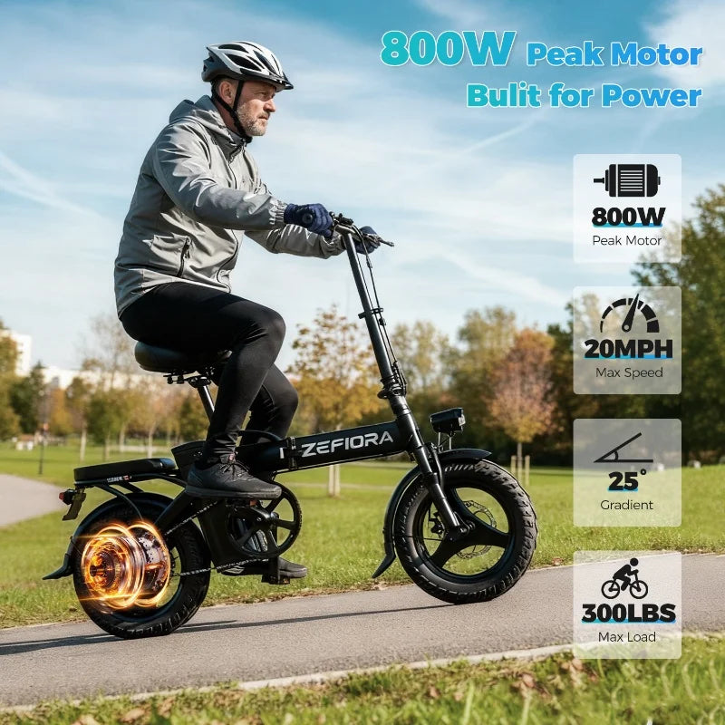 ZEFIORA 1000W 2000W Electric Bike For City Commuting