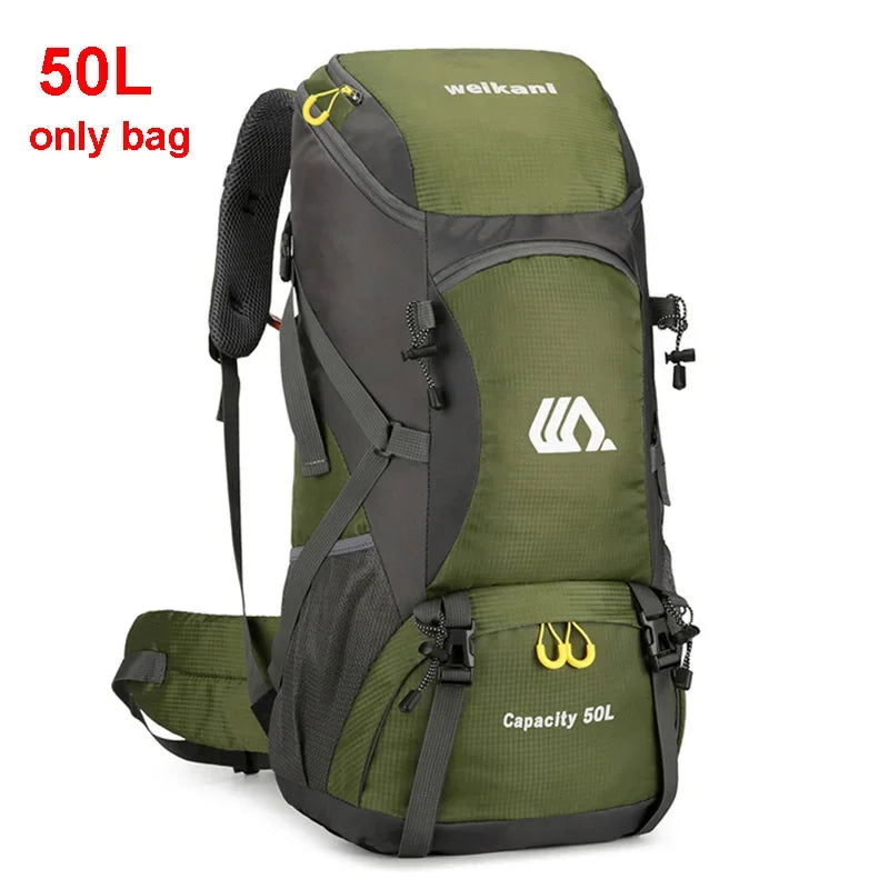 Scione Unisex Travel Backpack Nylon Water Resistant Hiking Bag