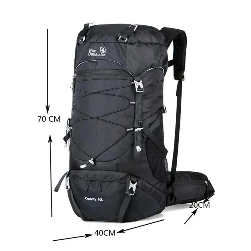 Men's Hiking Backpack Waterproof Rucksack For Camping Trekking