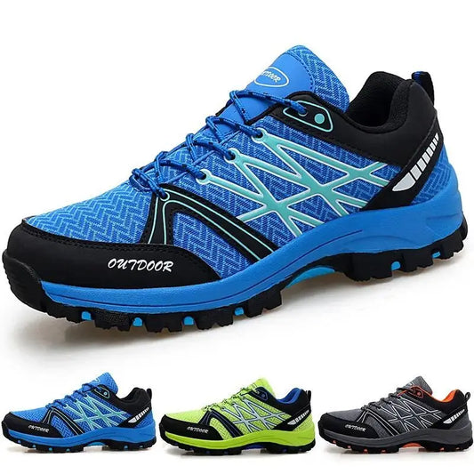 Emike Men's Hiking Shoes Breathable Mesh Outdoor Waterproof
