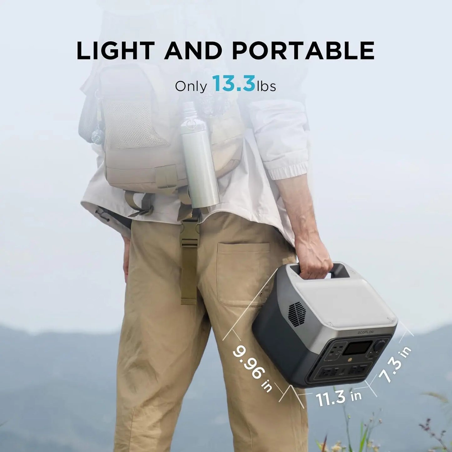 ECOFLOW River 2 Max Portable Power Station 499Wh LiFePO4 Battery