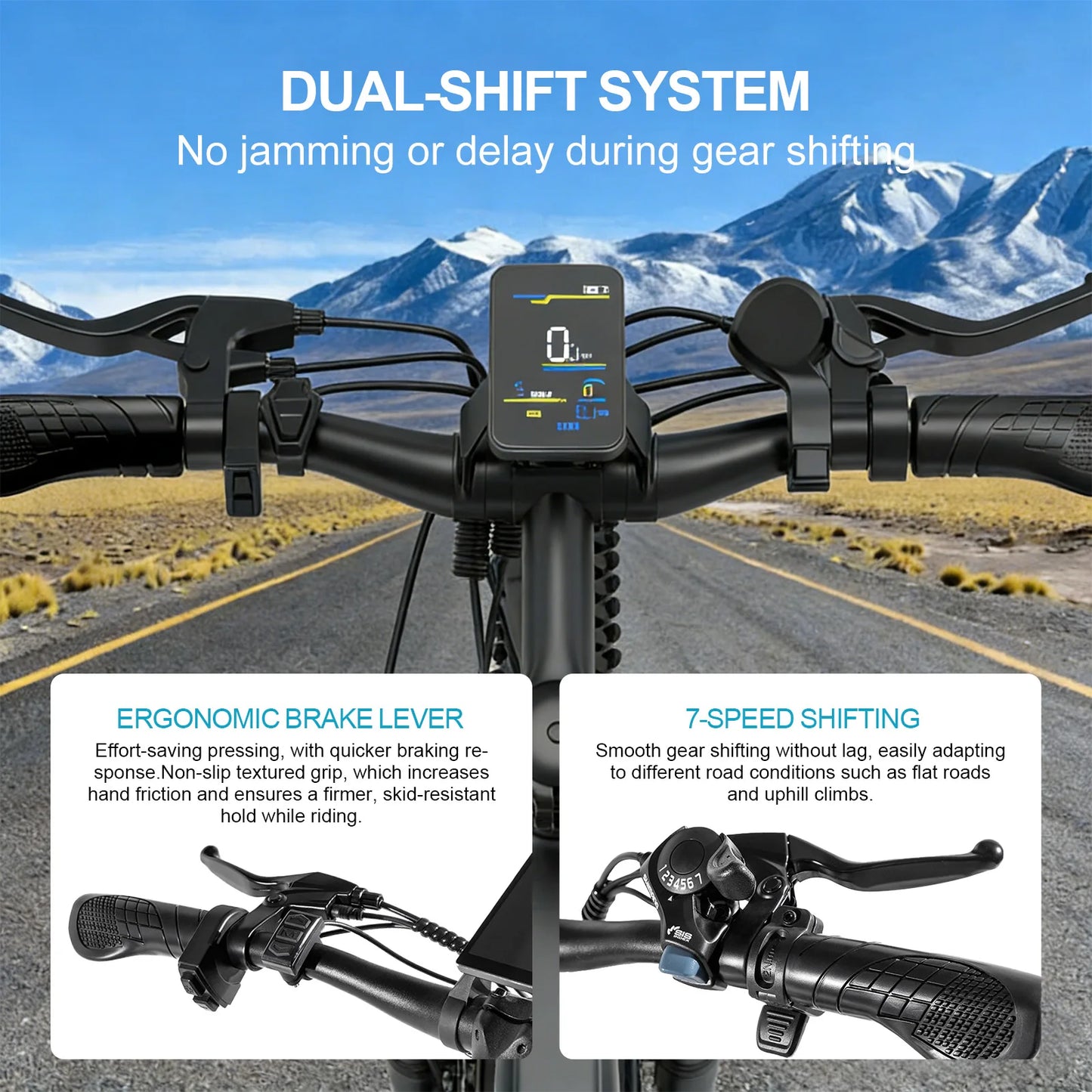 Toofly Mountain Electric Bike With 48V Removable Battery