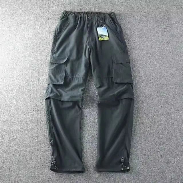 NONECN Men Quick-Dry Outdoor Pants For Hiking And Travel