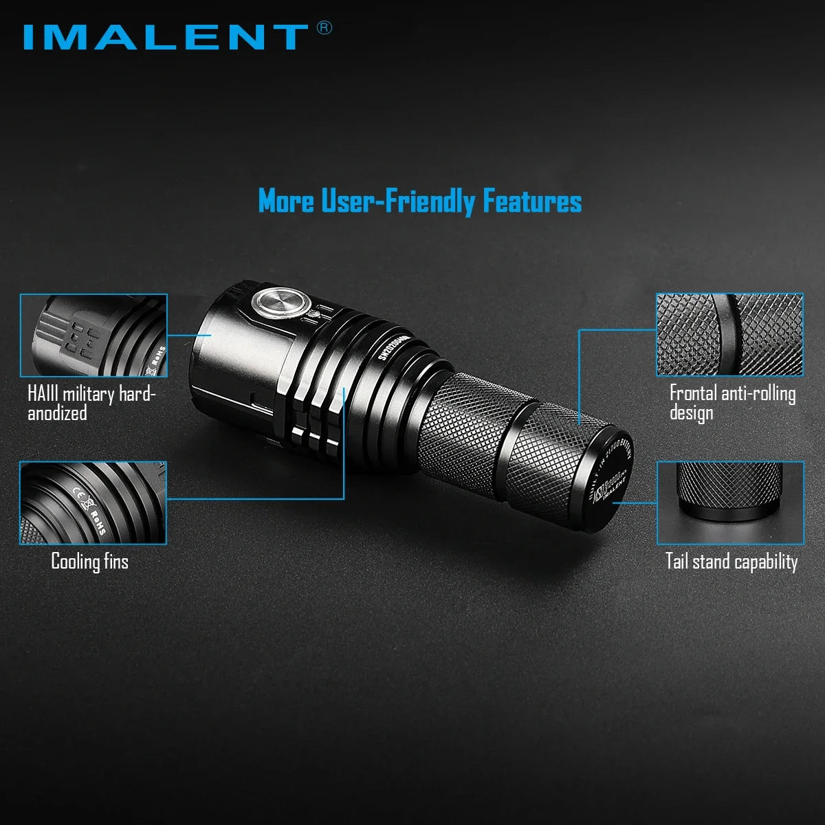 Imalent MS03 EDC 13000 Lumen Rechargeable Flashlight