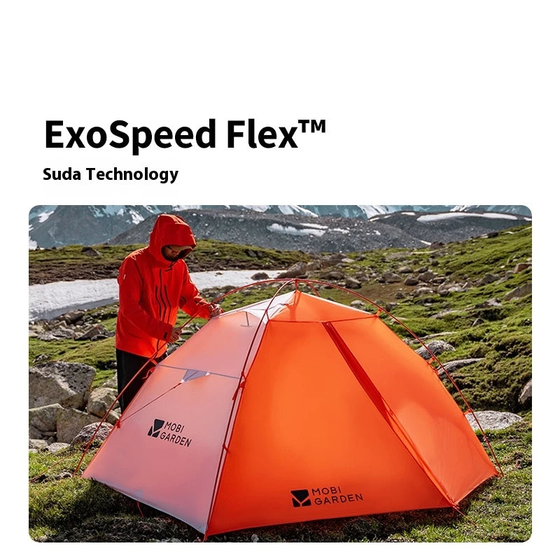 Mobi Garden Four Seasons Cold Mountain Wind Wing Hiking Tent