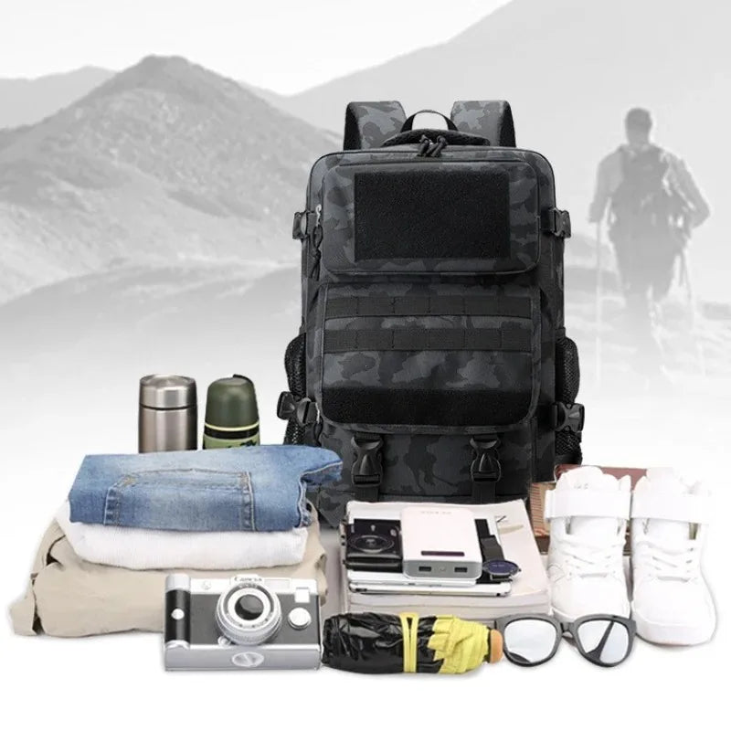 Tactical Travel Backpack For Camping Hiking And Trekking