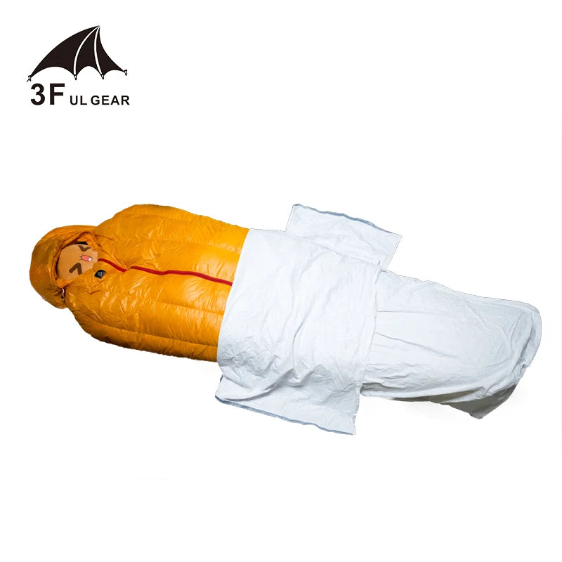 TOPITEMCN Tyvek Waterproof Sleeping Bag Cover Bivy For Camping