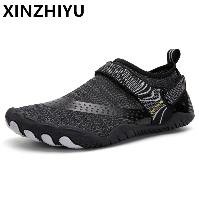 Men Water Shoes Quick Dry Non-Slip Five Finger Aqua Sneakers