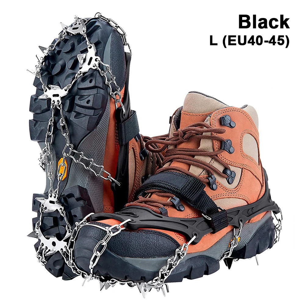 19 Spike Ice Gripper Crampon Shoes for Hiking Snow