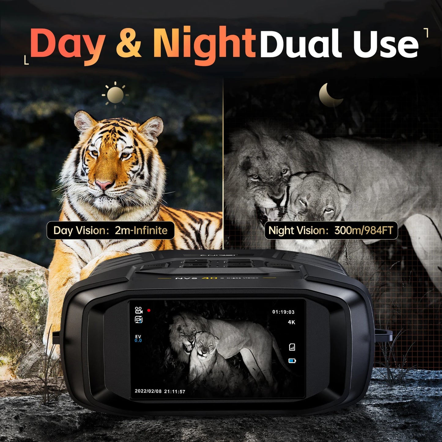 FNIRSI NVS-40 NVS-20 4K Hd Recorder For Surveillance And Capture