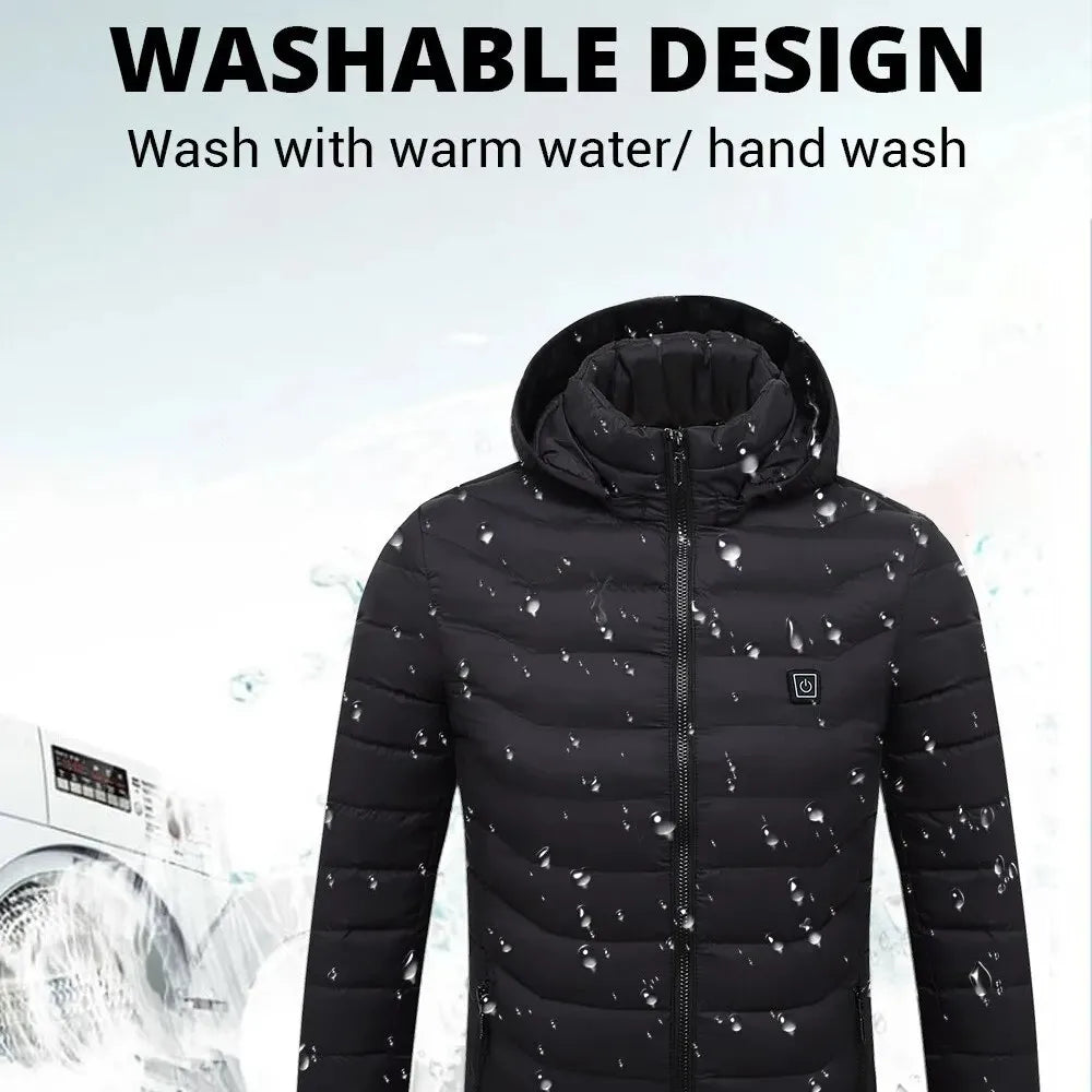 LEOSOXSCN 21 Areas Heated Jacket Unisex USB Self Heating