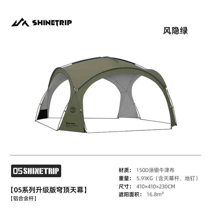 ShineTrip Outdoor Waterproof Modular Dome Camping Tent Shelter