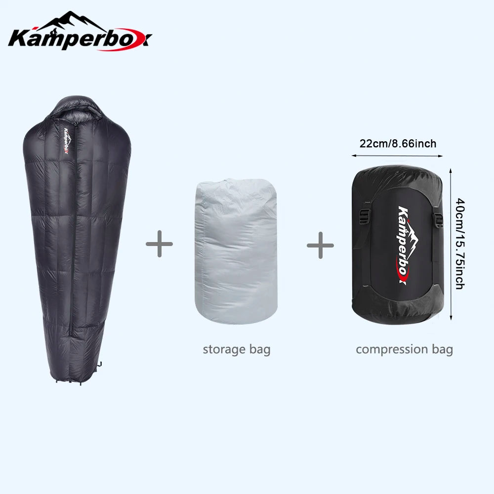Kamperbox Winter Sleeping Bags for Cold Weather Camping Ultralight