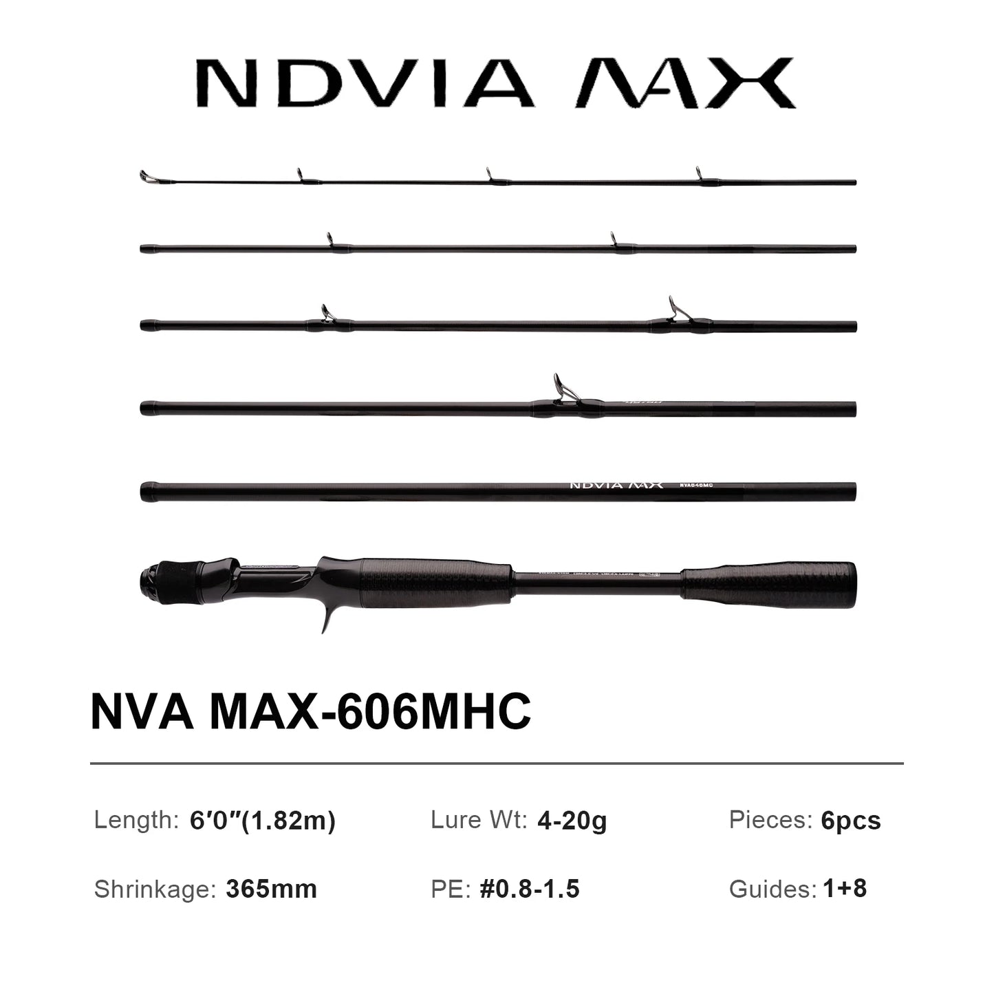 Pure-Lure NDVIA Max Ajing Eging Tubular Tip Rod Fishing Rod
