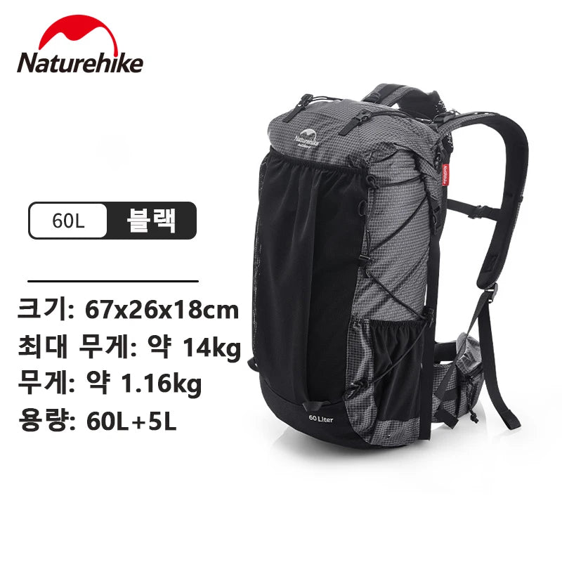 Naturehike Ultralight Camping Backpack Large Capacity Travel Pack