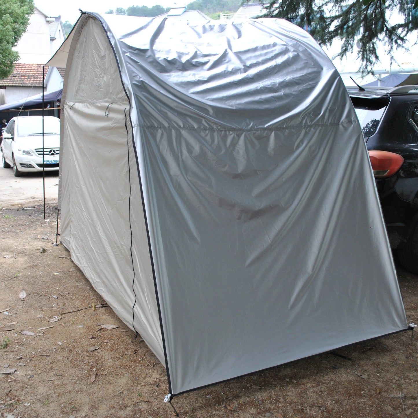 Others Double Layer SUV Tail Tent Waterproof Car Rear Tent
