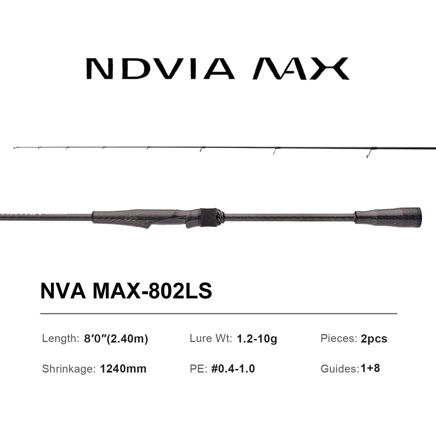 Pure-Lure NDVIA Max Ajing Eging Tubular Tip Rod Fishing Rod