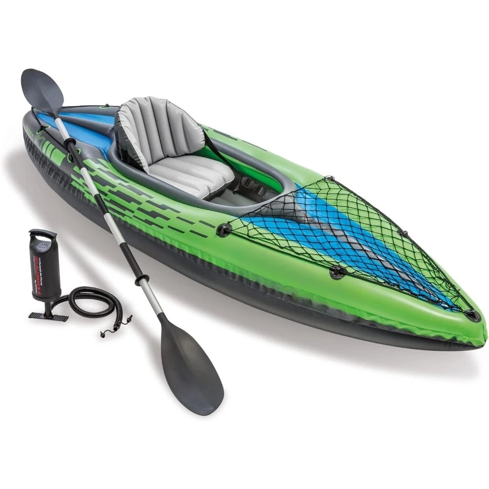Challenger Inflatable Kayak Series With Deluxe Paddles And Pump