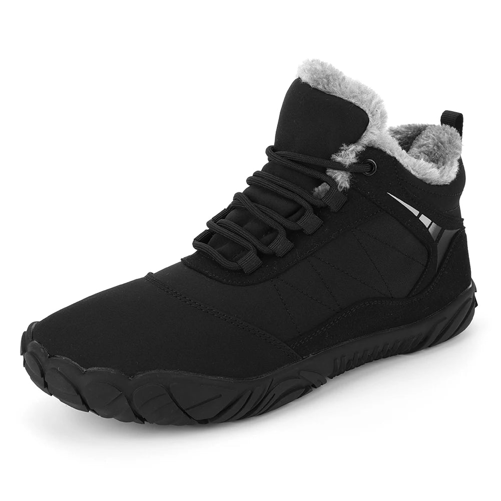 Winter Barefoot Snow Boots For Men Non Slip Trekking Shoes