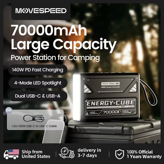LED Camping Lantern 70000mAh Rechargeable Outdoor Power Backup