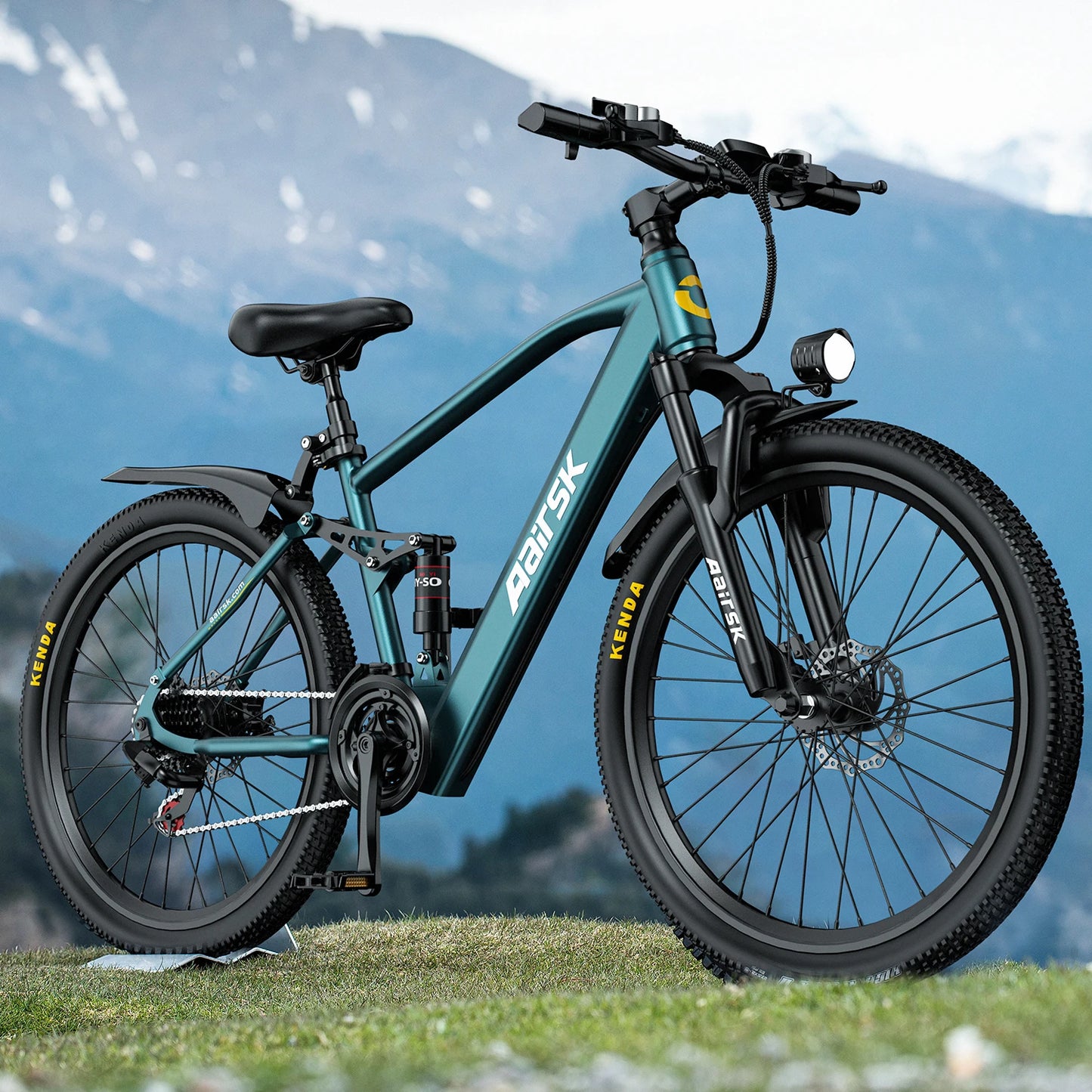 EOEOTWO GT900 750W Electric Mountain Bike With Full Suspension UL 2849 Certified