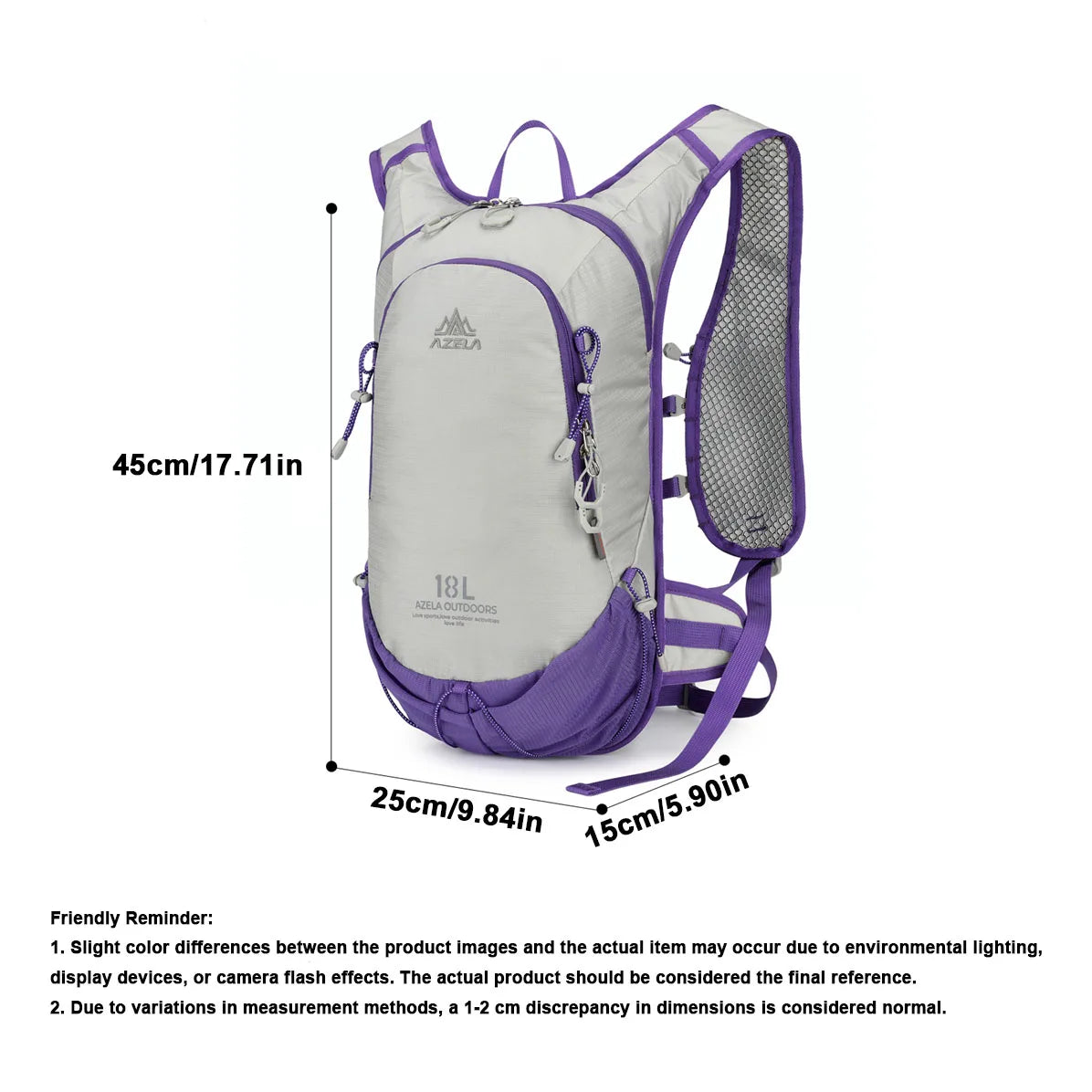 Hiking Backpack For Men And Women Lightweight Multi-Functional Camping Backpack Large Capacity Backpack Splash-Resistant Casual